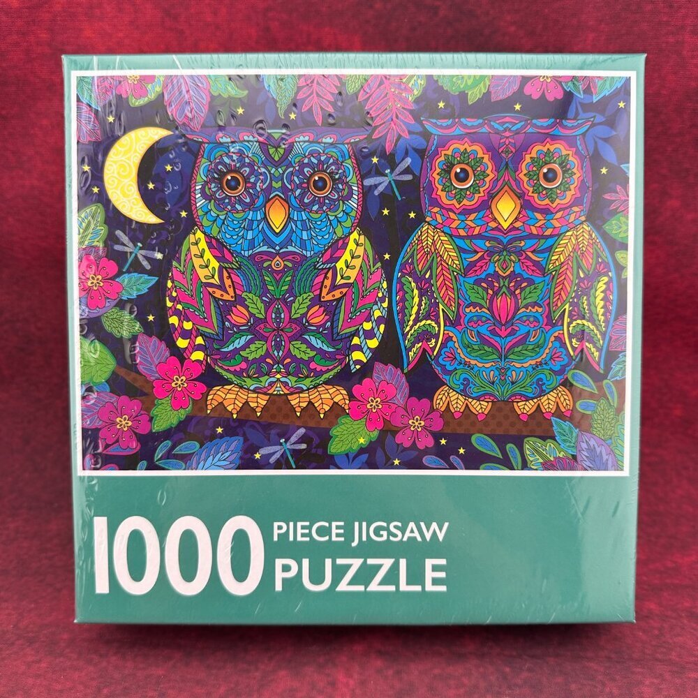 WISE OWLS JIGSAW 1000 PIECES PUZZLE BY PAGE PUBLICATIONS BRAND NEW SEALED